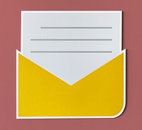 Open letter email alert icon