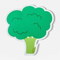 Broccoli antioxidant vegan food icon