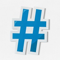 Hashtag digital media feed icon