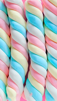 Candy iPhone wallpaper, marshmallow mobile background