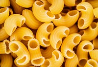Close up of macaroni elbow