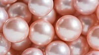 Pink pearls desktop wallpaper background, HD aesthetic image