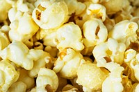 Closeup of popcorn