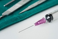 Closeup of Syringe