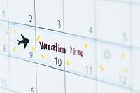 Vacation calendar reminder