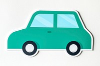Car for transport icon isolated