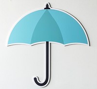 Protection umbrella securuty symbol icon