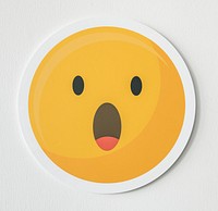 Amazed surprised emoji emoticon icon