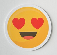 Emoticon enjoy happiness love icon