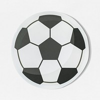 Cut out paper football graphic