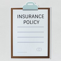 Insurance policy information form icon