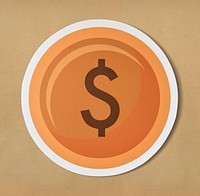 United state dollar currency exchange icon