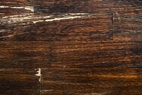Close up of an old wooden floorboard