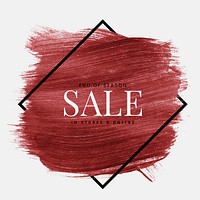 End of Season Sale in stores