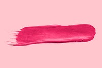 Festive shimmery pink brush stroke