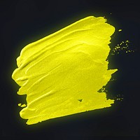 Festive shimmery yellow brush stroke