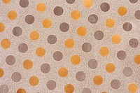 Silver and gold polka dots wrapping paper