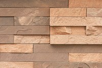 Uneven sandstone tile for wall surface