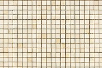 Classic beige mosaic tiles patterned wall vector