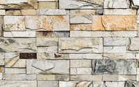 Beige brick wall textured wallpaper