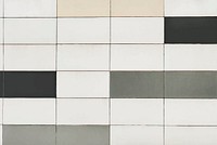 Retro bathroom tiles patterned wallpaper vector