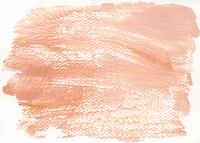 Peach acrylic brush stroke vector