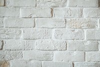 White brick wall textured background