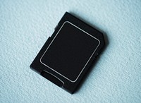 Aerial view of memory card