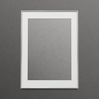 Gray picture frame illustration