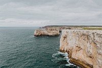 View of cliffs in Portugal
