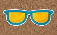 Sunglasses isolated on background