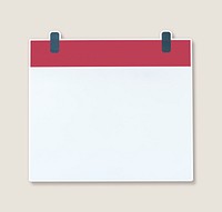 Copy space of a calender illustration
