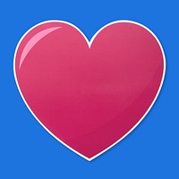 Isolated heart shape illustration icon