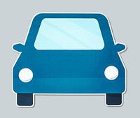 Simple car vector illustration icon