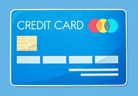 Credit card vector illustration icon