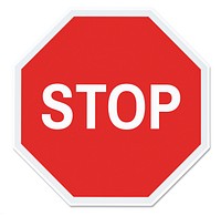 Stop street sign vector illustration