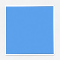 Blank blue square message board