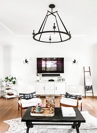 Minimal aesthetic living room decor