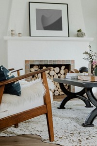 Simple living room interior