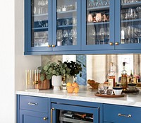 Alcohol chiller under the cabinet