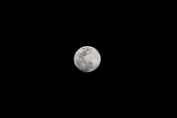 Full moon on a clear night sky