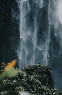 View of waterfall in Java, Indonesia
