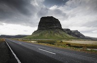 Drone shot of Icelandic nature