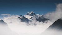 Nature desktop wallpaper background, of Mount Cook, New Zealand