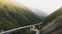 Nature desktop wallpaper background, Arthur's Pass in New Zealand