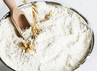 Closeup of all-purpose flour