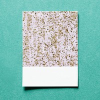 Glittery and sparkly paper card