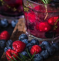 Mixed berry infused water recipe