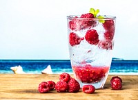 Raspberry mint infused water recipe