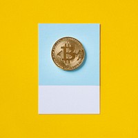 Gold bitcoin economic currency symbol